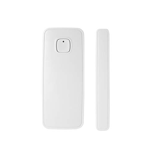 OWSOO Tür Sensor WiFi, Tür Fensteröffnung APP Control Sicherheit Alarm Sensor Magnetschalter Drahtloser Detektor Kompatibel mit Alexa Google Home IFTTT