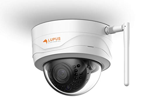 LUPUS 3MP WLAN IP Kamera für draußen, SD Slot, 100°, Nachtsicht, Bewegungserkennung, Ios und Android App, Integrierbar in Smarthome Alarmanlagen, inkl. Verwaltungssoftware