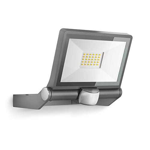 Steinel LED-Außenstrahler XLED ONE Sensor Anthrazit, 180°-Bewegungsmelder, 23,5 W, 2550 lm bei 3000K, für Zufahrt, Hof und Garten, 065249