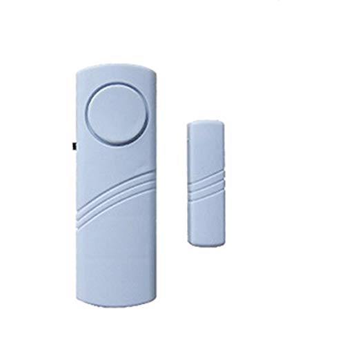 Tür- und Fenstersicherheitsalarm Drahtloser Alarm Magnetisch ausgelöster Türöffnungsgong für Sicherheit zu Hause & (Farbe: Weiß)