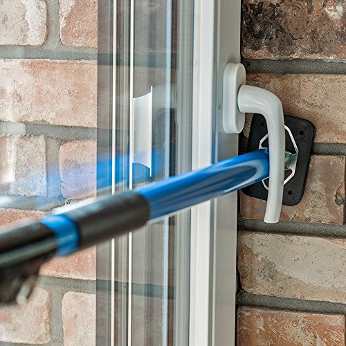 ALLEGRA Sicherungsstange für die Fenstersicherung und Türsicherung, Einbruchschutz für Fenster und Türen (0,65m – 1,15m, Blau)