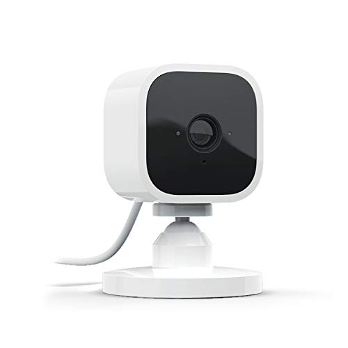 Blink Mini – eine kompakte, intelligente Plug-in-Überwachungskamera für den Innenbereich mit 1080p HD-Video und Bewegungserfassung, die mit Alexa funktioniert – 1 Kamera